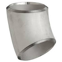 زانو 45 درجه استنلس استیل جوشی بدون درز Elbow 45 BW A403 WP Seamless SCH20 304&316  