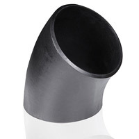 زانو 45 درجه کربن استیل جوشی درز دار Elbow 45 BW A234 WPB ERW SCH80  