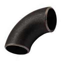 زانو 90 درجه کربن استیل جوشی درز دار Elbow 90 BW A234 WPB ERW SCH80  