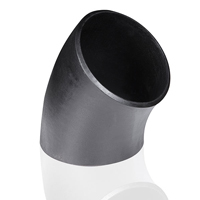زانو 45 درجه کربن استیل جوشی درز دار Elbow 45 BW A234 WPB ERW SCH SGP  